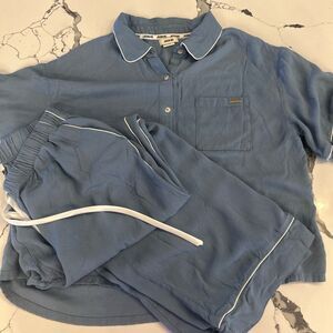 Jason Wu Blue Lounge Set with White Details